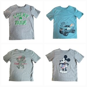Boys T-Shirt Bundle - Size 6 - Disney, Carter's, 365 Kids